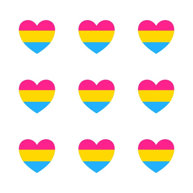 Drapeau Pan Coeurs