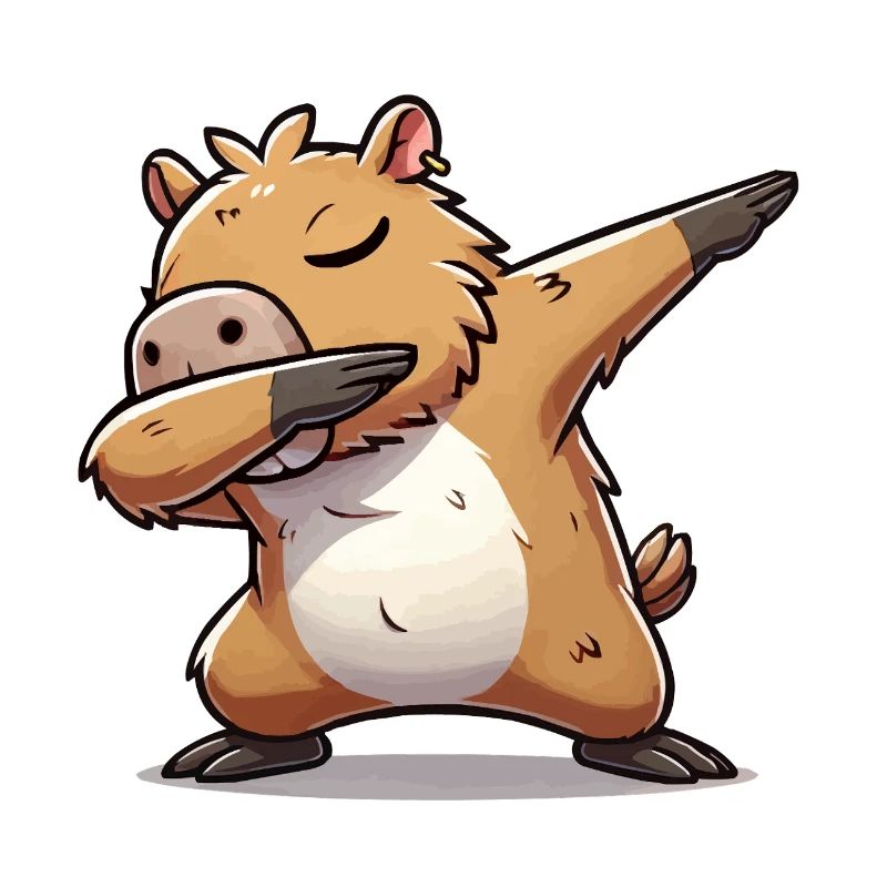 Le dabbing de capybara