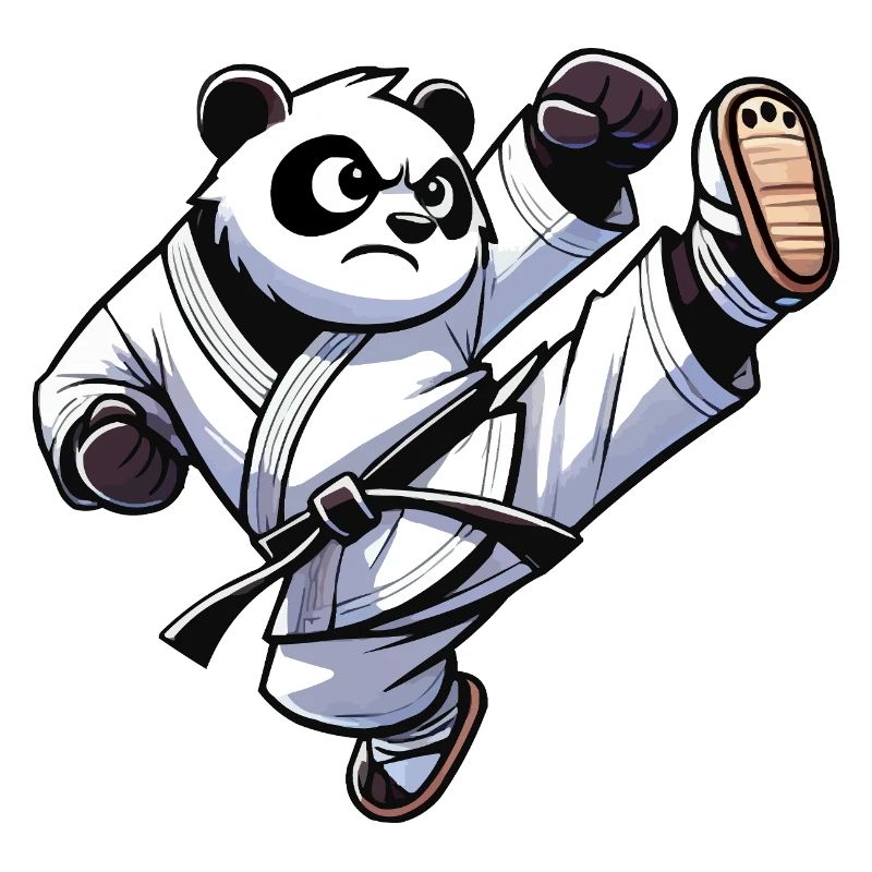 Karaté Panda Ours