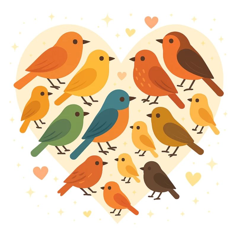 Oiseaux et papillons