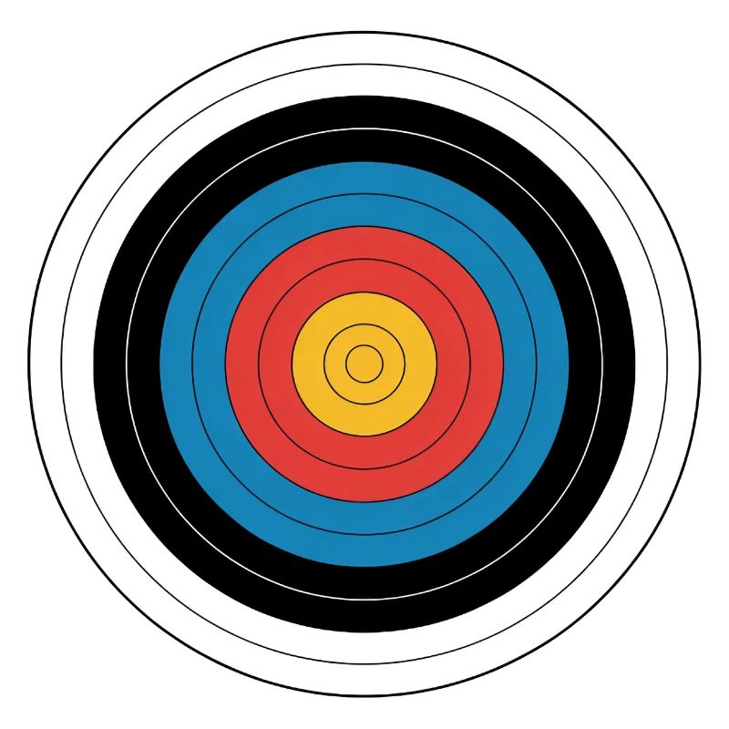 Target Archery Pop Art Graphic