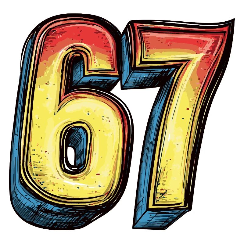 Bande dessinée à 67 chiffres