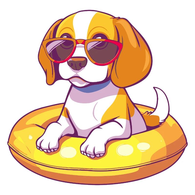 Beagle Hund Comic Cool