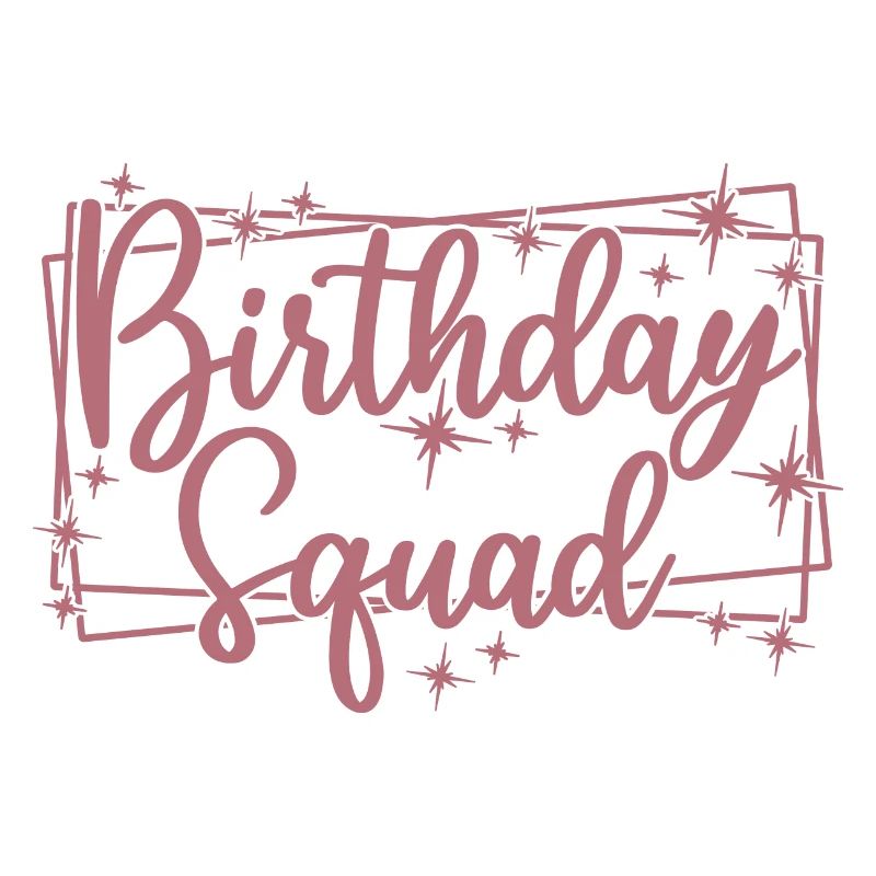 Birthday Squad Matching Group Birthday Party Gift