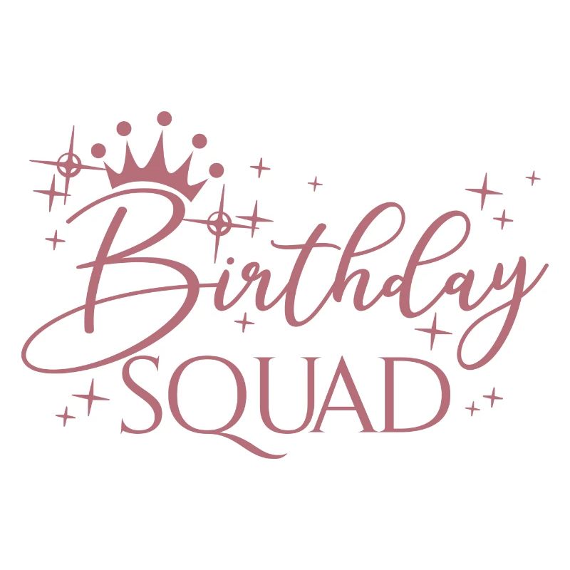 Birthday Squad Matching Group Birthday Party Gift