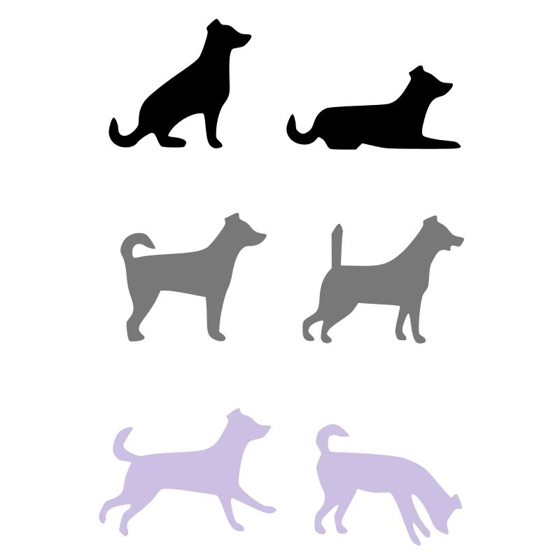 Sechs Hunde