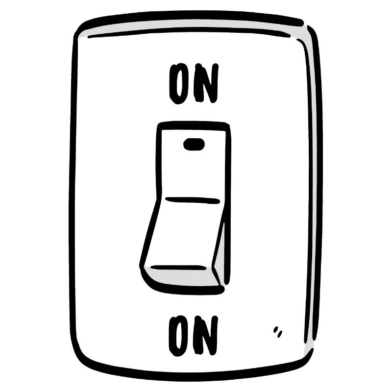Switch ON Cool Humor Funny Motivation
