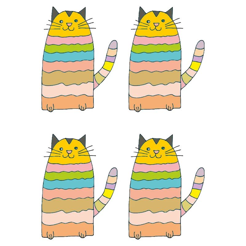 Boucles de chat quadruples