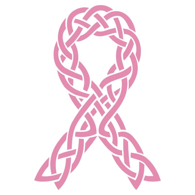 Ruban Anticancer Celtique Rose 