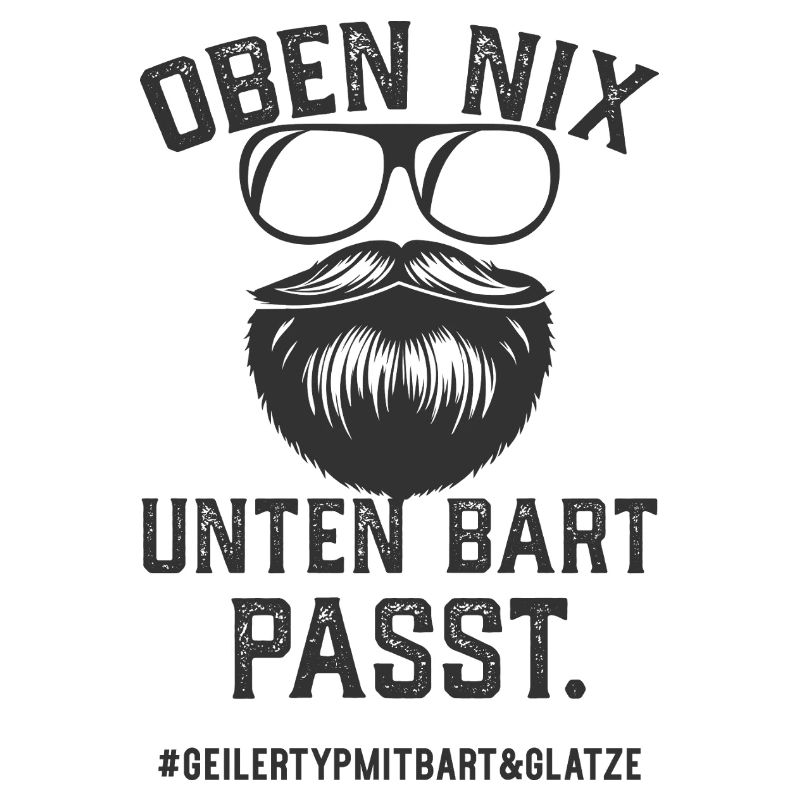 Geiler Typ Mit Bart Und Glatze Bartträger Vollbart