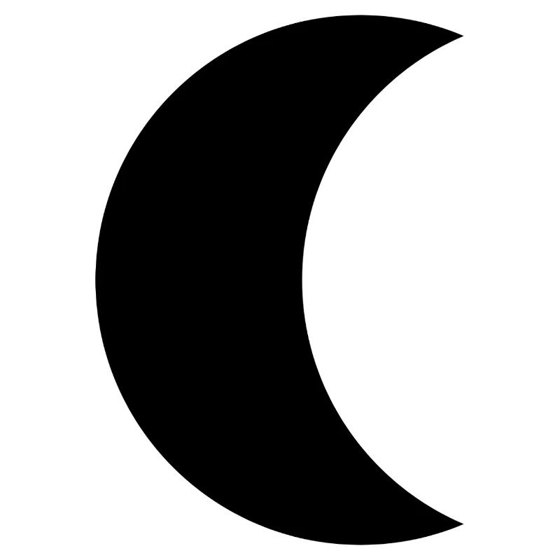 Crescent moon