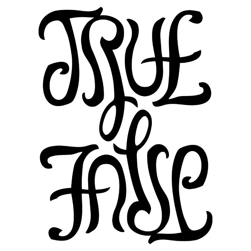 Ambigram for True/False