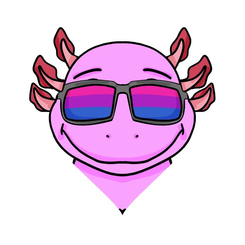 Bisexuell Axolotl Geschenk