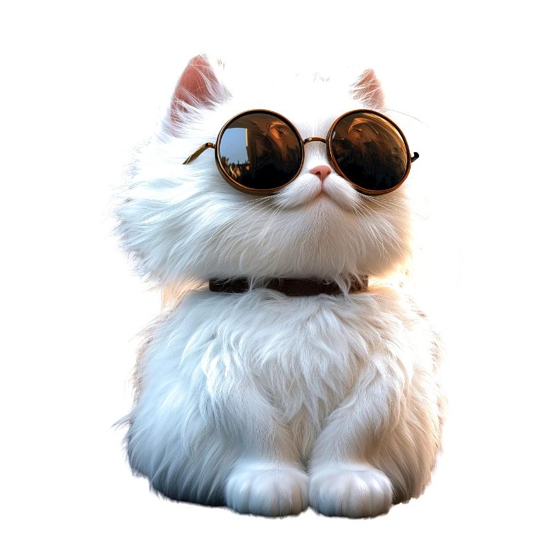 Chat Angora Blanc Chat Angora Chats Angora Mignons