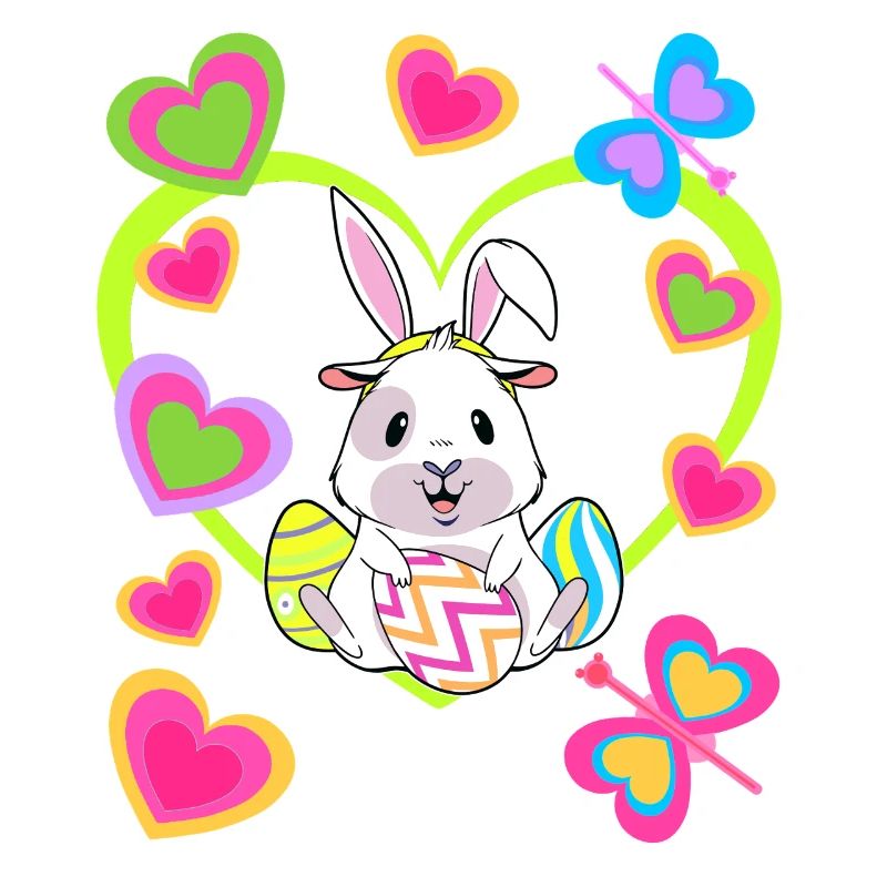 Easter Easter Bunny Retro Bunnies Rabbit 80s Child