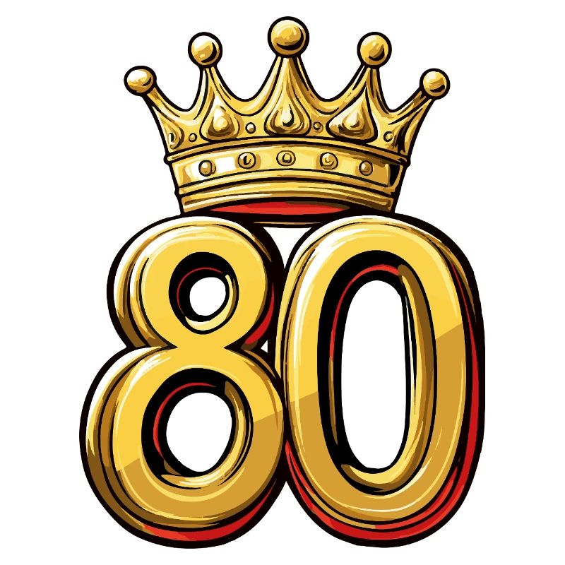 80 Zahl Krone