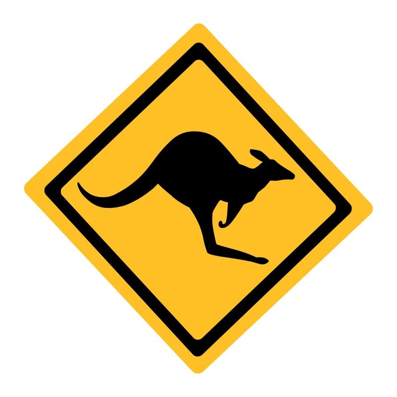 Australian Kangaroo Sign