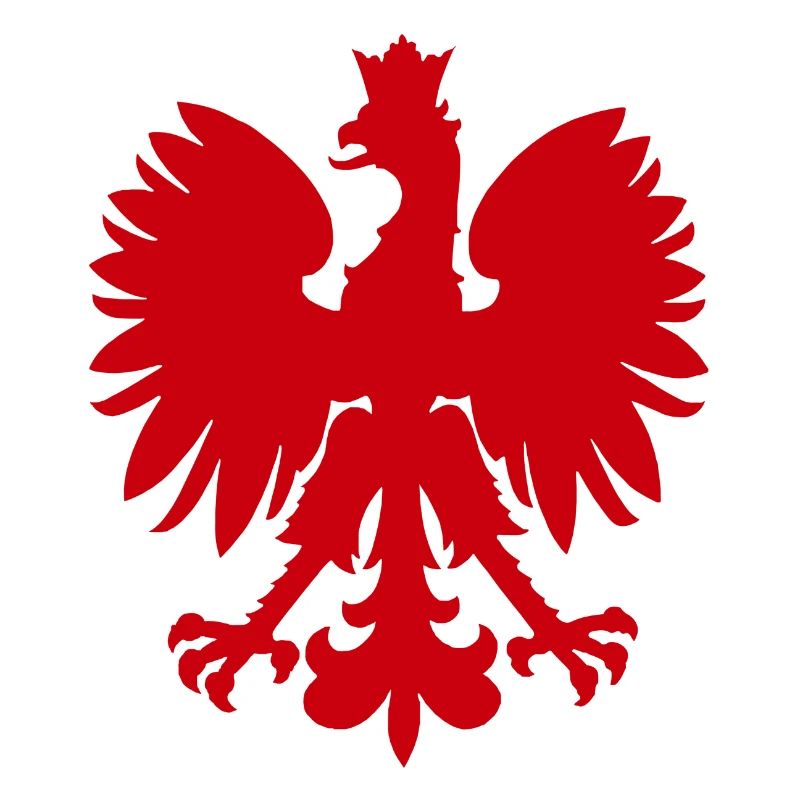 Simple Polish eagle-Red