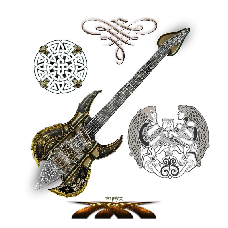 Celtic Warrior Gitarre spr