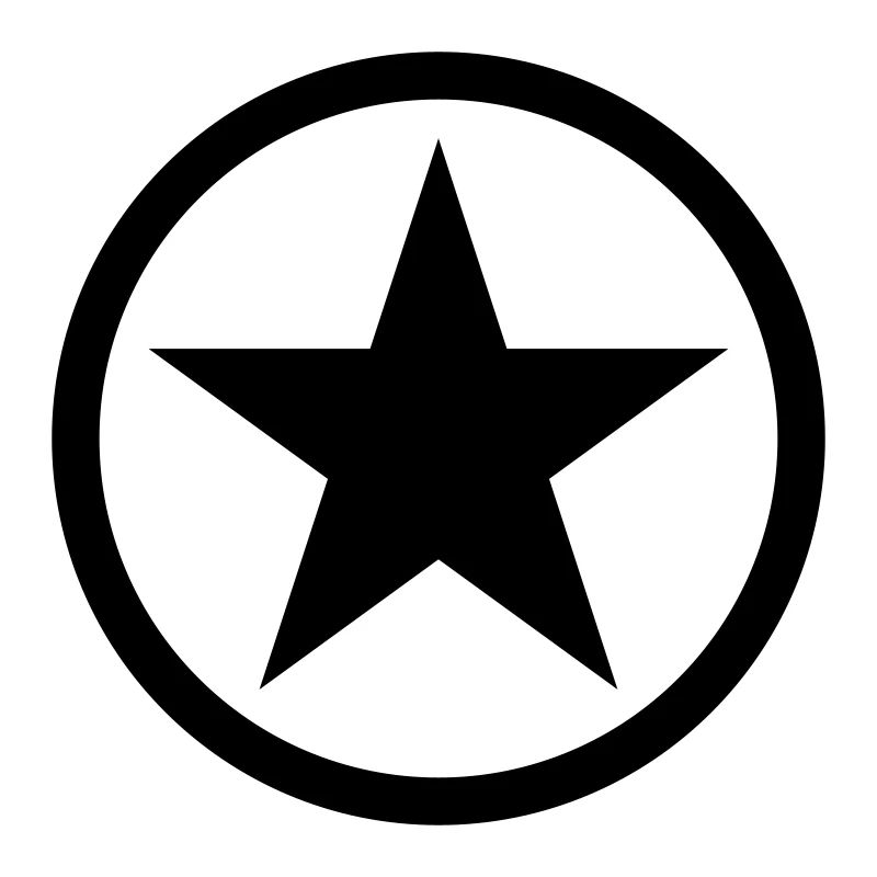 Star in circle