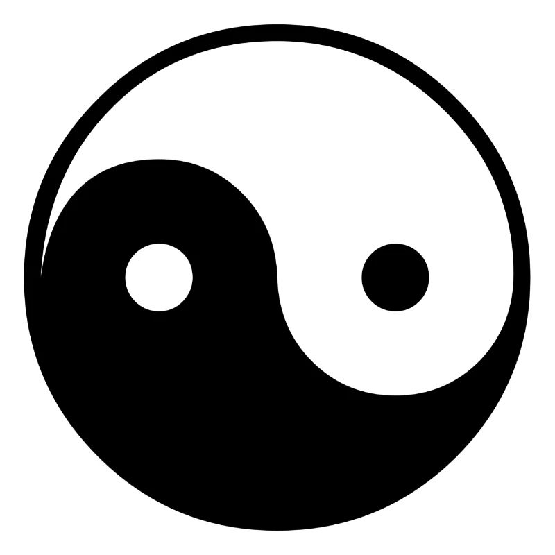 Ying Yang black &