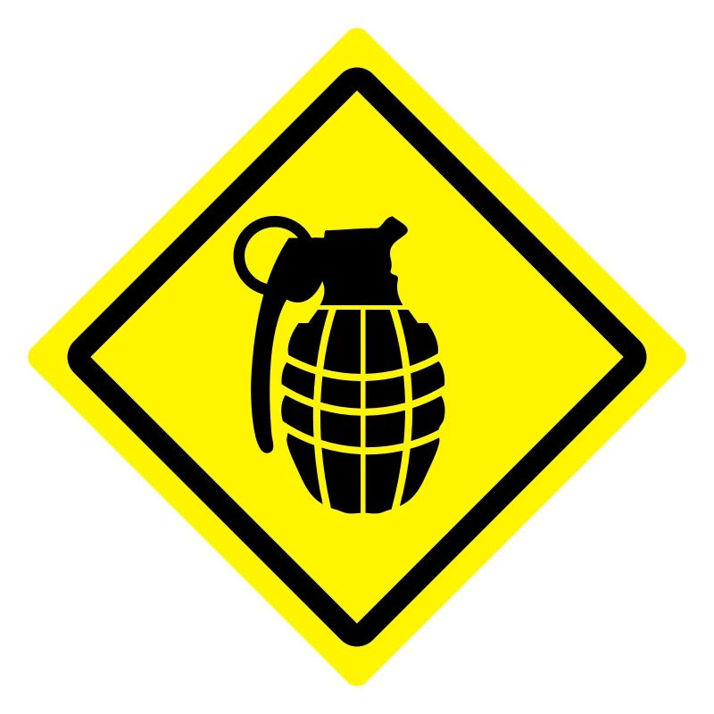 granade roadsign