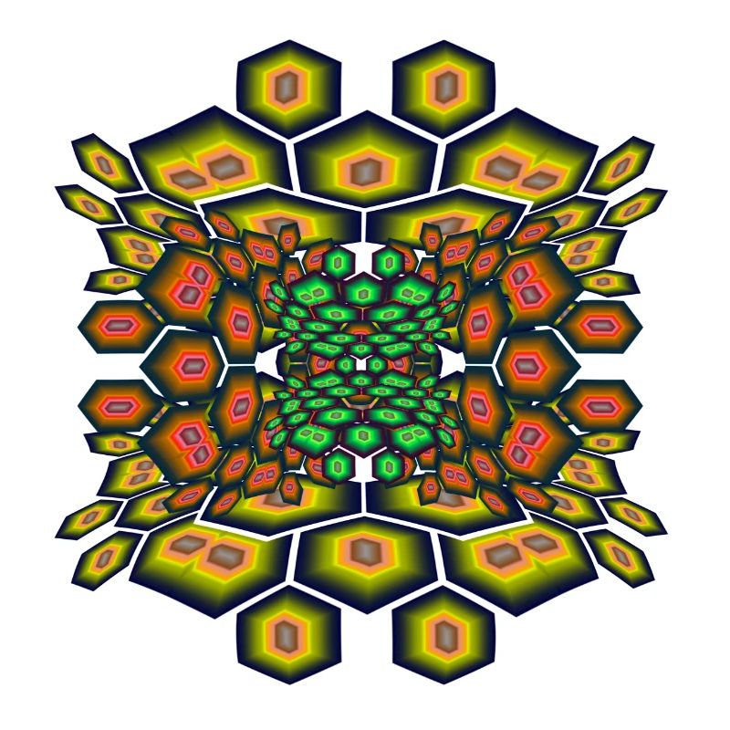 Hexagon psychedelic II