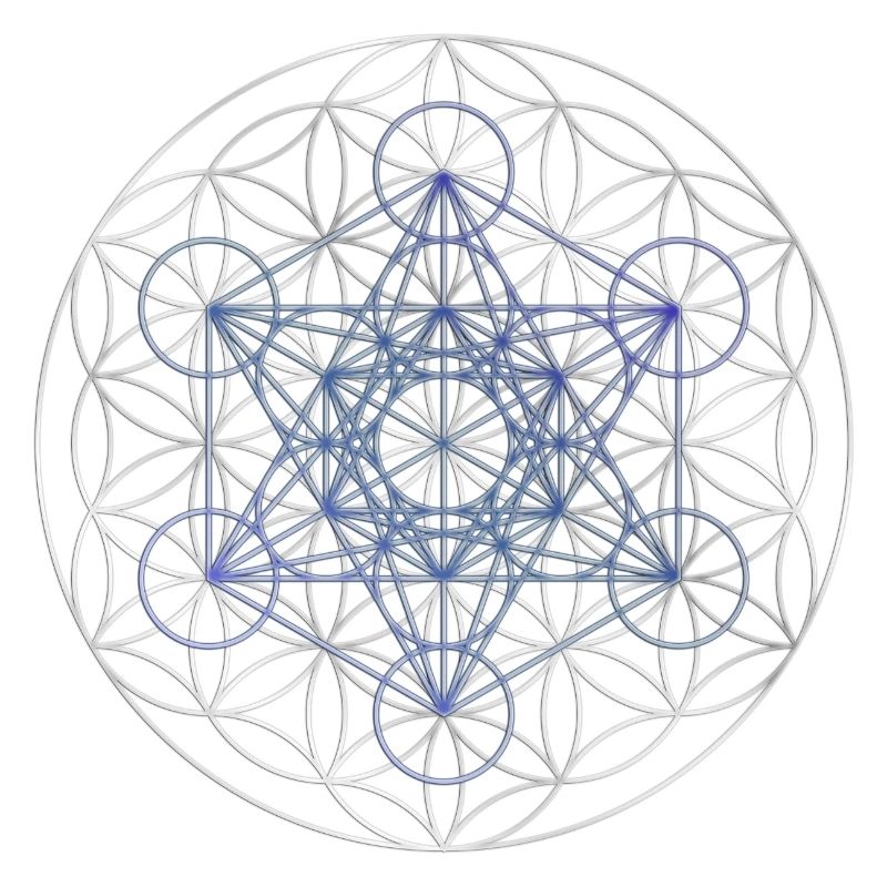 Le cube de Metatron - Fleur de la vie