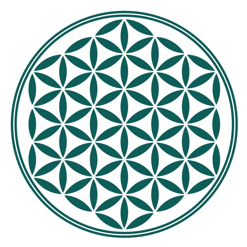 Fleur de la vie - Vector - 02, 1c, sacred geometry