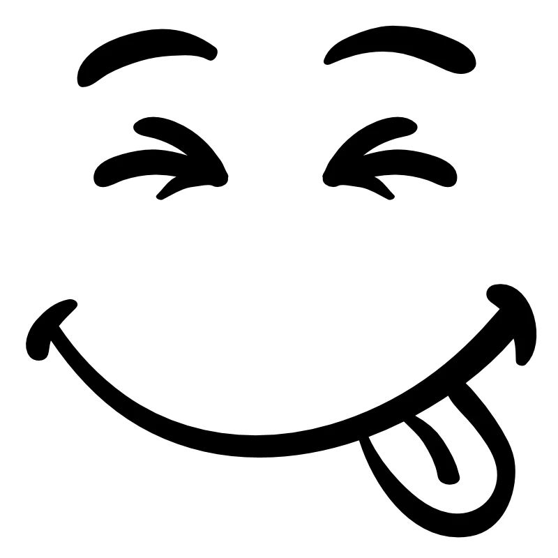 smiley face laughing