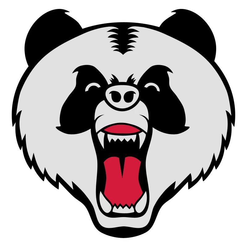 panda en colère