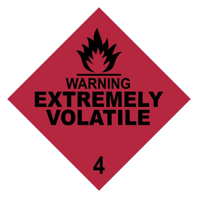 warning extremely volatile square II 2c