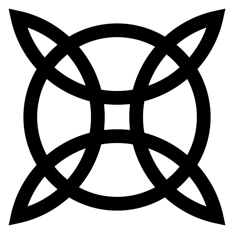 Witch`s Knot, Power of 4 elements - Binding Rune