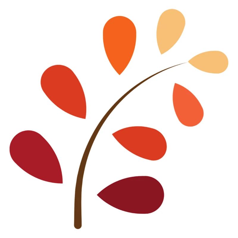Autumn Branch with Gradient – Naturally Beautiful