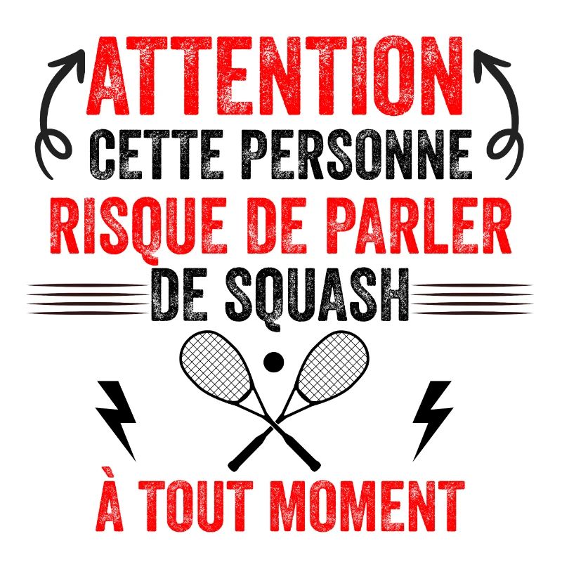 Squash idée cadeau Squash Attention SQUASH