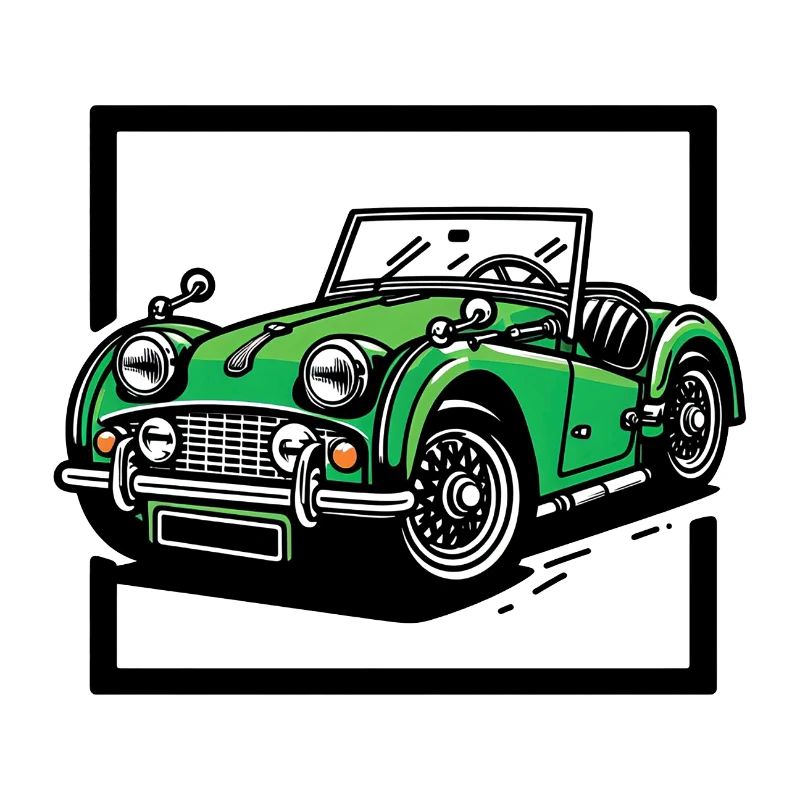 Vert Voiture classique