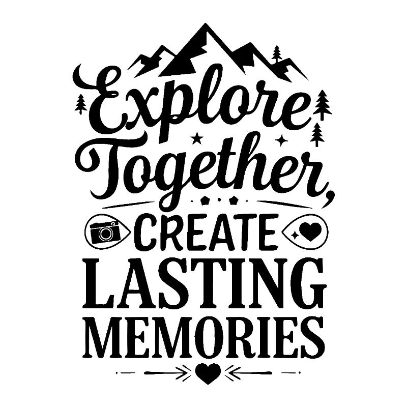 Explorez ensemble adevnture citation de voyage art texte