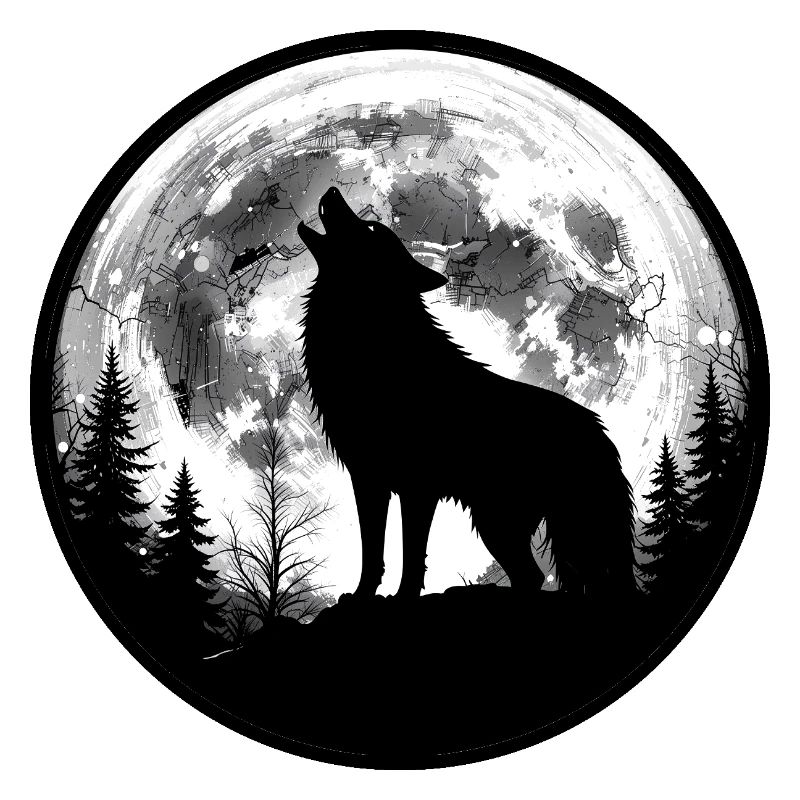 Heulender Wolf 3458646