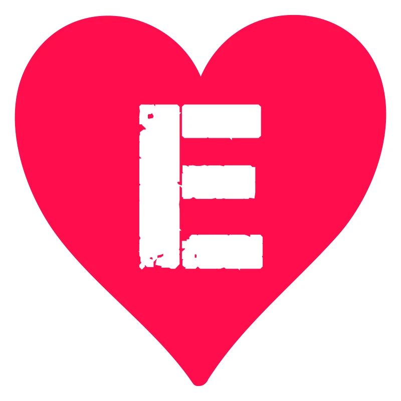 herz buchstabe e
