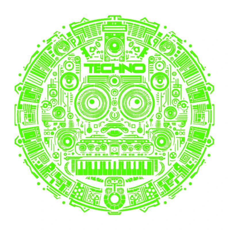 Techno Music Logo