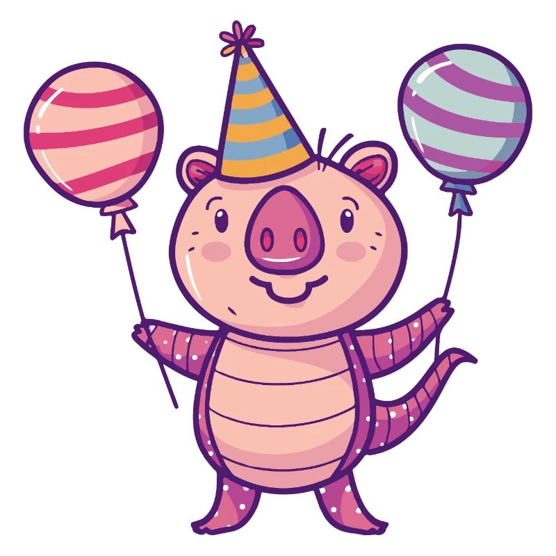 Armadillo Birthday Baby