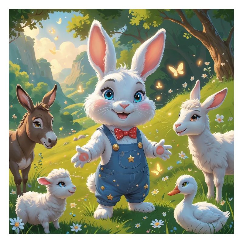 The Curious Rabbit’s Magical Meadow