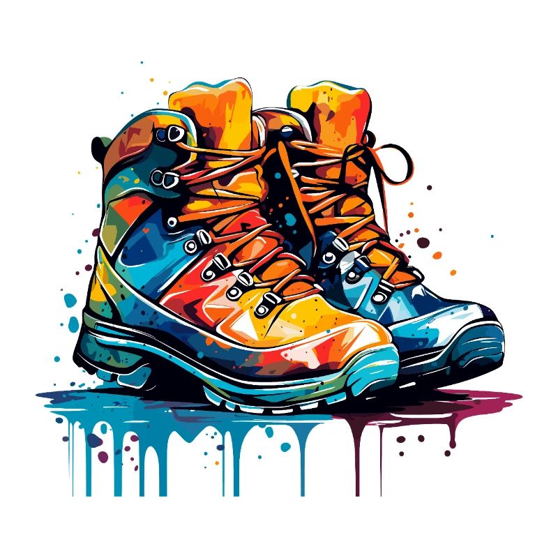 Chaussures colorées