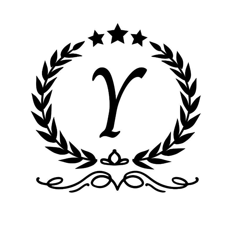 Buchstabe y Krone