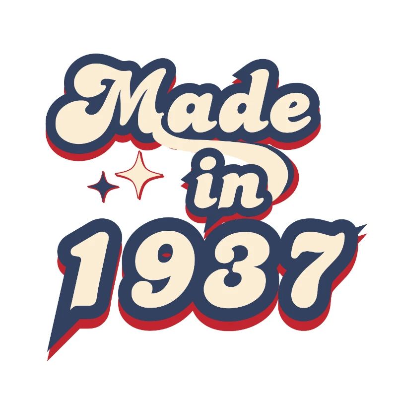 Made in 1937 Retro