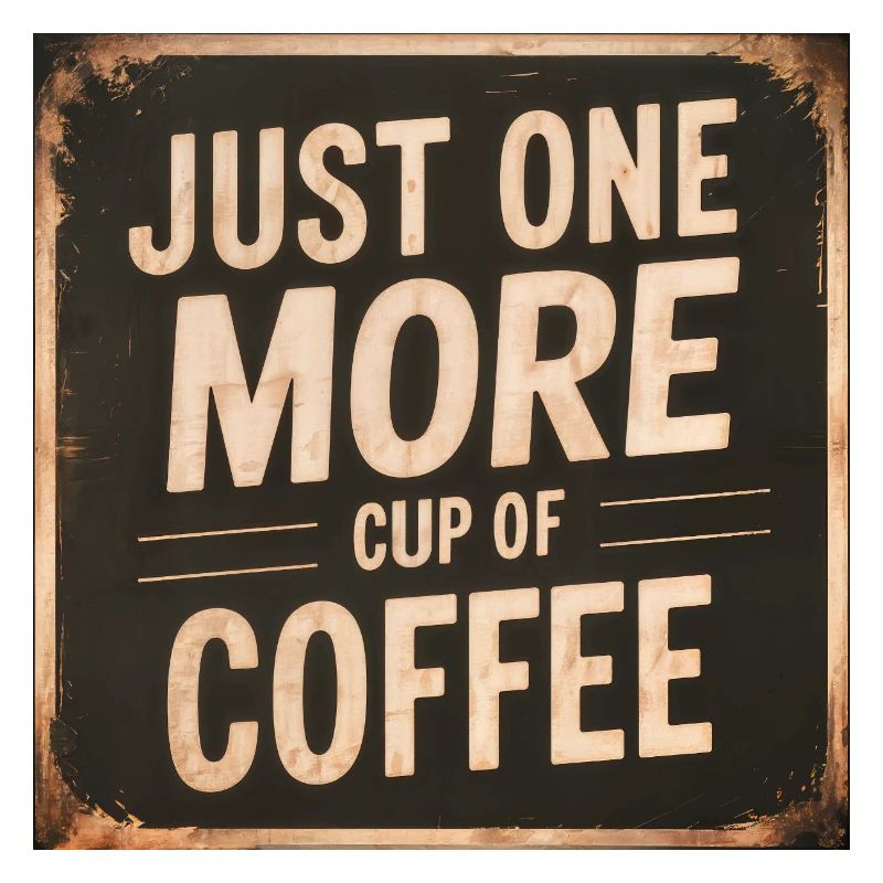 Nur eine weitere Tasse Kaffee