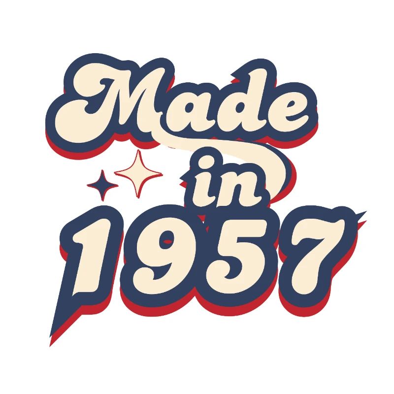 Made in 1957 Retro