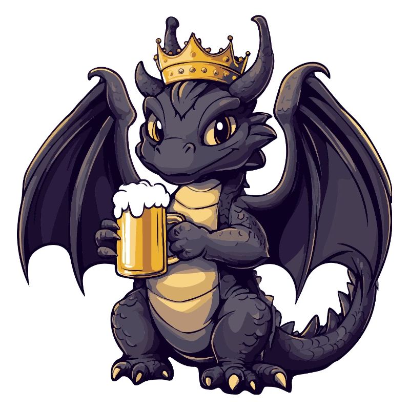Drache Bier Lustig