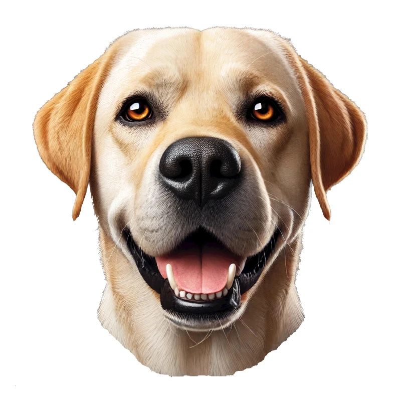 Grinsender Labrador