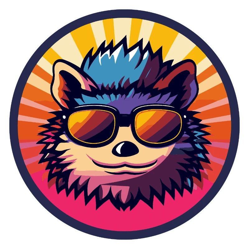 Igel Comic Cool Sommer